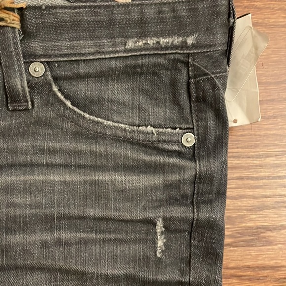 NWT Adriano Goldschmied women’s jeans Angel Boot cut Distressed Grey size 28R - Picture 12 of 12